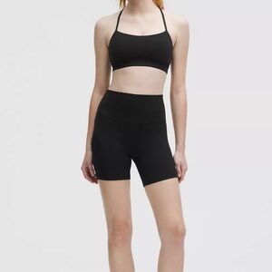Lulu Lemon Black Align 6” Women's Shorts